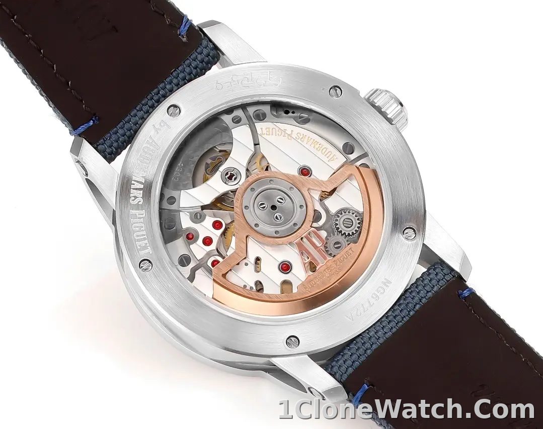 watch Audemars Piguete CODE 11.59 Automatic Watch   Night Blue Dial, Stainless Steel Case, Blue Fabric Strap, 41mm - detail