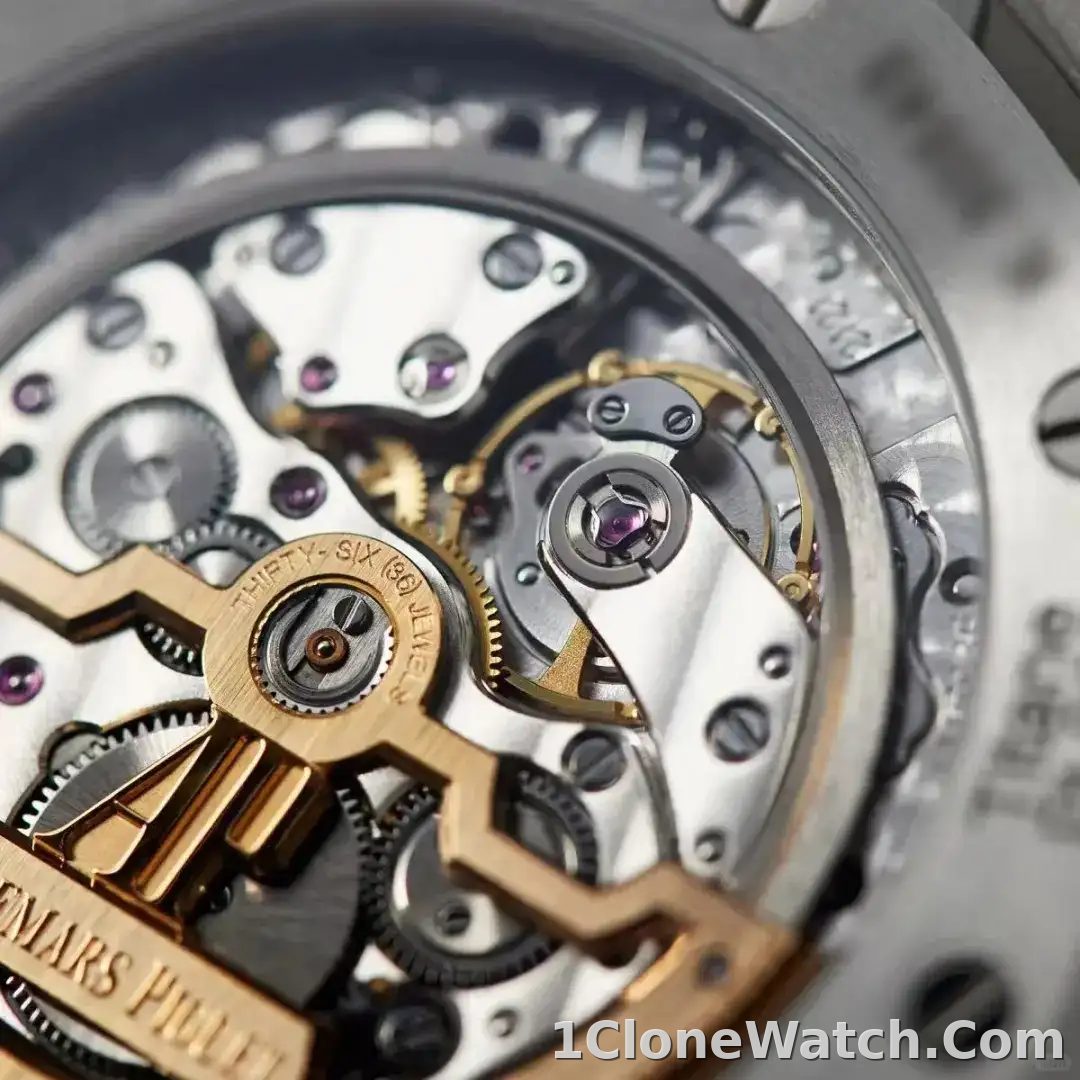 Audemars Piguet Royal Oak Jumbo Extra-Thin Blue 15202IP.OO.1240IP.01 - detail