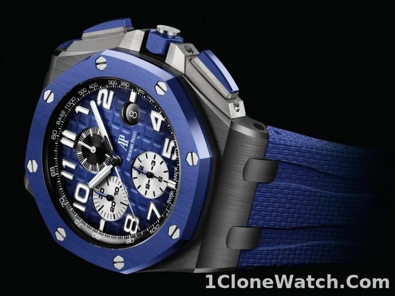 Audemars Piguet Royal Oak Offshore Chronograph Automatic Blue 26405CE-OO-A030CA-01 - detail