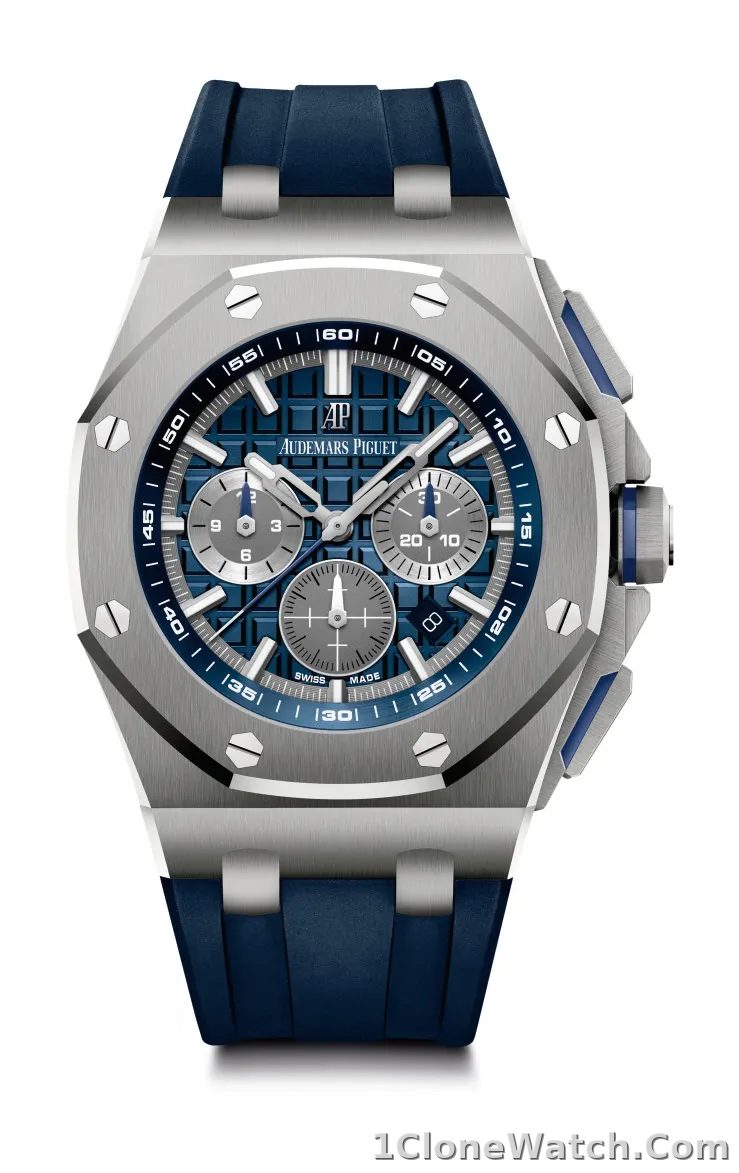 Audemars Piguet Royal Oak Offshore Selfwinding Chronograph Blue, Silver 26480TI.OO.A027CA.01