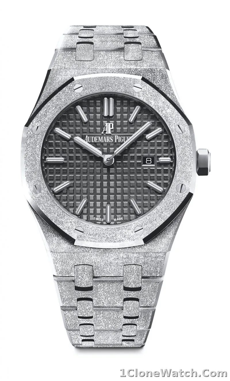 Audemars Piguet Royal Oak Frosted Gold Quartz Black 67653BC.GG.1263BC.02