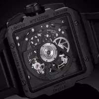 Hublot Square Bang Men Automatic Skeleton Rubber Watch 821.CX.0140.RX - view 5