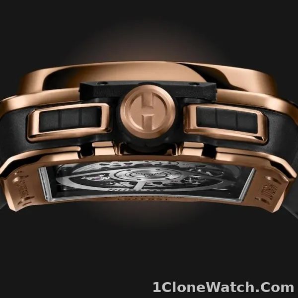 Hublot Square Bang Men Automatic Skeleton Rubber Watch 821.OX.0180.RX - detail