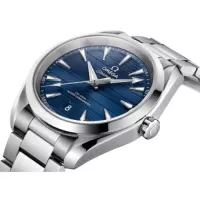 Omega Seamaster Aqua Terra Men Automatic Blue Stainless Steel Watch O22010382003001 - view 3