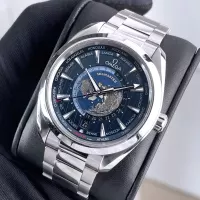 Omega Seamaster Aqua Terra Men Automatic Blue Stainless Steel Watch O22010432203001 - view 5