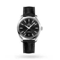 Omega Seamaster Aqua Terra Men Automatic Black Leather Watch O22013382001001 - view 1
