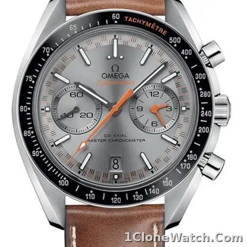 Omega Speedmaster Men Automatic Grey Leather Watch O32932445106001 - detail