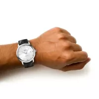 Omega De Ville Men Automatic Silver Leather Watch O42413402002001 - view 3