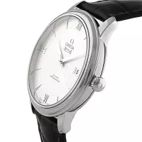Omega De Ville Men Automatic Silver Leather Watch O42413402002001 - view 4