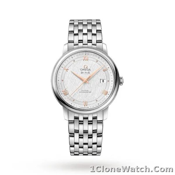 Omega De Ville Men Automatic Mother of Pearl Stainless Steel Watch O42410402002004