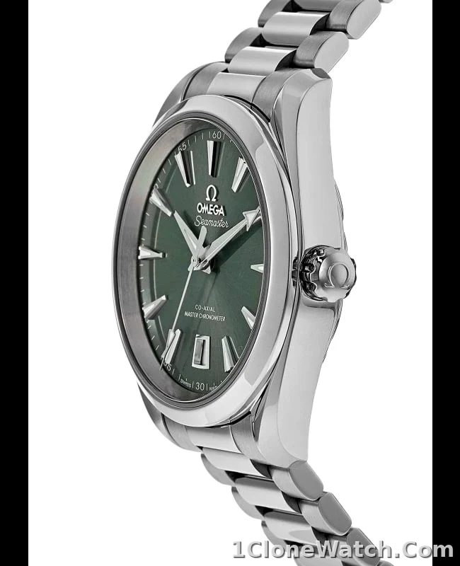 Omega Seamaster Aqua Terra Men Automatic Green Stainless Steel Watch O22010412110001 - detail