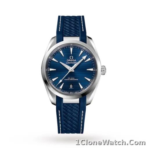 Omega Seamaster Aqua Terra Men Automatic Blue Rubber Watch O22012382003001