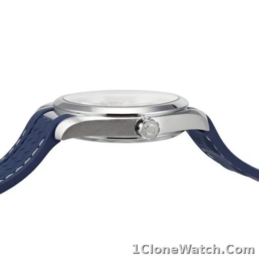 Omega Seamaster Aqua Terra Men Automatic Blue Rubber Watch O22012382003001 - detail