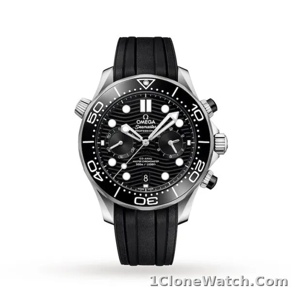 Omega Seamaster Men Automatic Black Rubber Watch O21032445101001