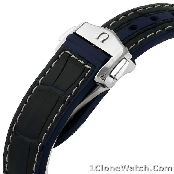 Omega Planet Ocean Men Automatic Blue Leather Watch O21533402003001 - detail