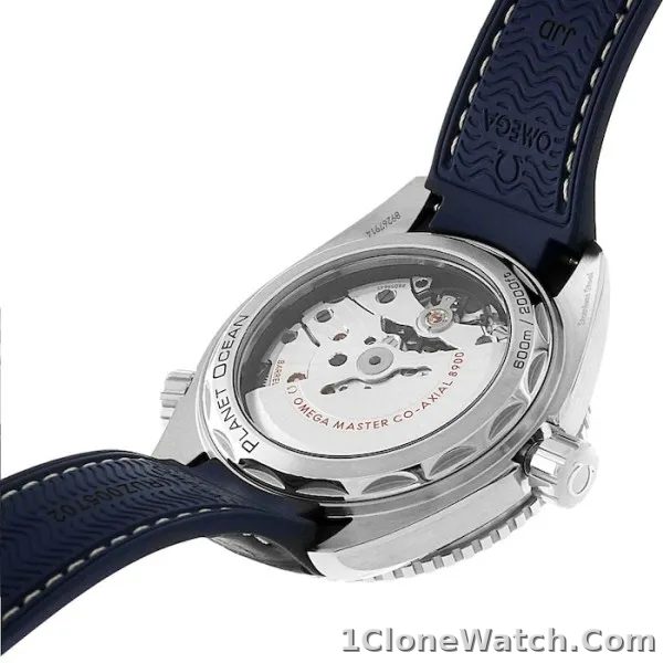 Omega Planet Ocean Men Automatic Blue Leather Watch O21533402003001 - detail