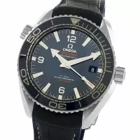 Omega Planet Ocean Men Automatic Blue Leather Watch O21533402003001 - view 4