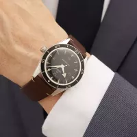 Omega Seamaster Men Automatic Black Calf Watch O23432412101001 - view 5