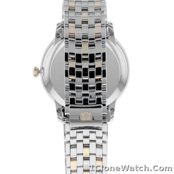 Omega De Ville Men Automatic Mother of Pearl Stainless Steel   18ct Yellow Gold Watch O42420402002001 - detail