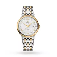 Omega De Ville Men Automatic Mother of Pearl Stainless Steel   18ct Yellow Gold Watch O42420402002001 - view 1