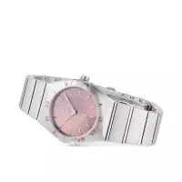 Omega Constellation Women Quartz Pink Stainless Steel Watch O13110286011001 - view 5