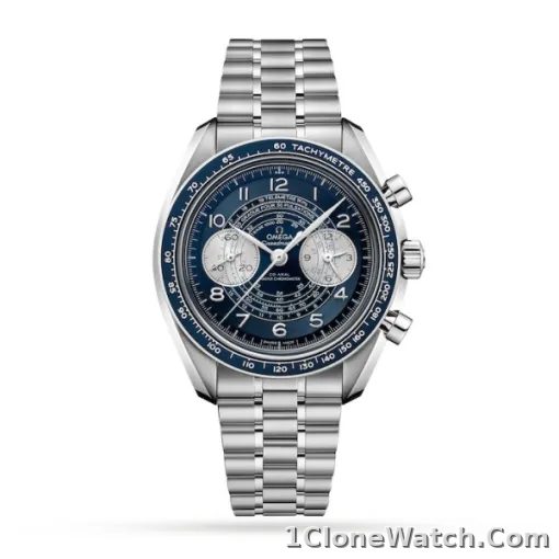 Omega Speedmaster Men Automatic Blue Stainless Steel Watch O32930435103001