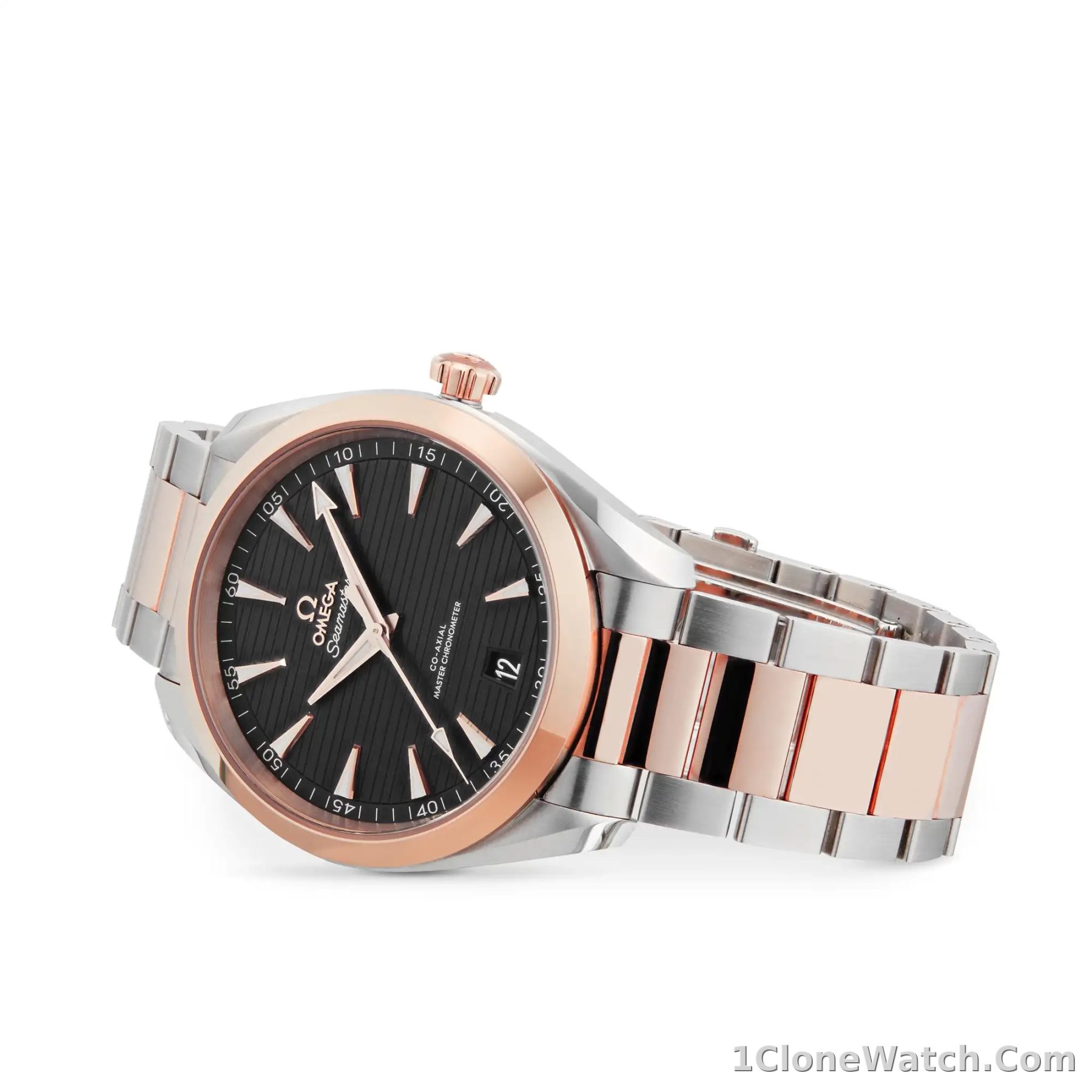 Omega Seamaster Aqua Terra Men Automatic Brown Bicoloured Watch O22020412106001 - detail