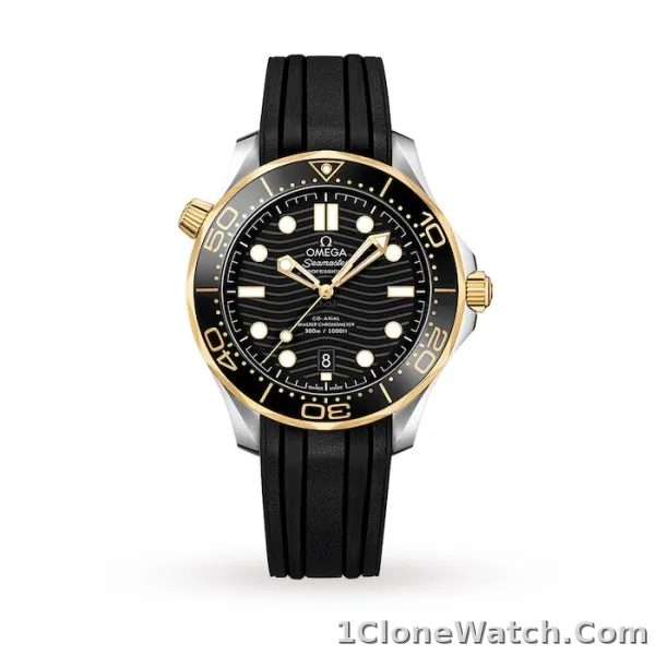 Omega Seamaster Men Automatic Black Rubber Watch O21022422001001