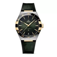 Omega Constellation Men Automatic Green Leather Watch O13123412110001 - view 1