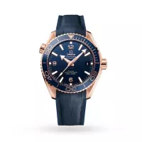 Omega Planet Ocean Men Automatic Blue Leather Watch O21563442103001 - view 1