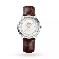 Omega De Ville Men Automatic Silver Leather Watch O42413402002002 - view 1