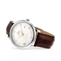 Omega De Ville Men Automatic Silver Leather Watch O42413402002002 - view 3