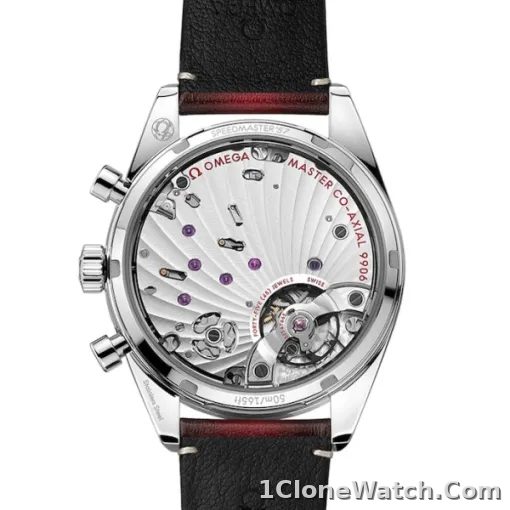 Omega Speedmaster Men Automatic Red Leather Watch O33212415111001 - detail