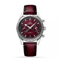 Omega Speedmaster Men Automatic Red Leather Watch O33212415111001 - view 1
