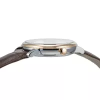 Omega De Ville Men Automatic Mother of Pearl Leather Watch O42423402002002 - view 5