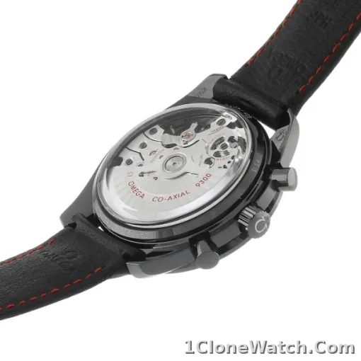 Omega Speedmaster Men Automatic Black Leather Watch O31192445101004 - detail