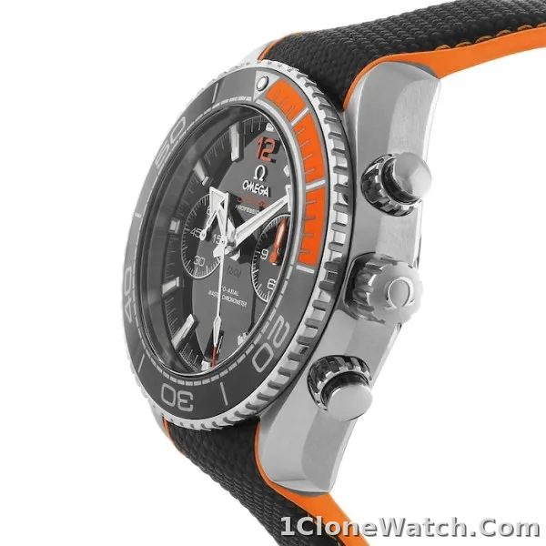 Omega Planet Ocean Men Automatic Black Rubber Watch O21532465101001 - detail