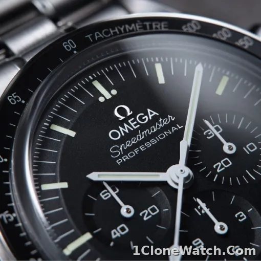 Omega Speedmaster Men Automatic Black Stainless Steel Watch O31030425001002 - detail