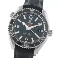 Omega Planet Ocean Men Automatic Black Leather Watch O21533402001001 - view 5