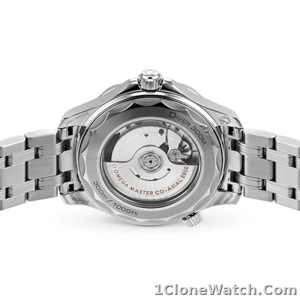 Omega Seamaster Men Automatic White Stainless Steel Watch O21030422004001 - detail