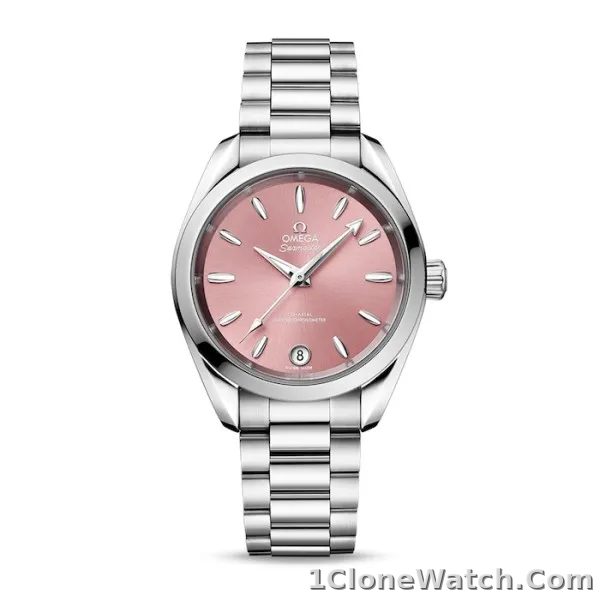 Omega Aquaterra Women Automatic Rose Stainless Steel Watch O22010342010003