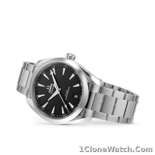 Omega Seamaster Aqua Terra Men Automatic Black Stainless Steel Watch O22010412101001 - detail