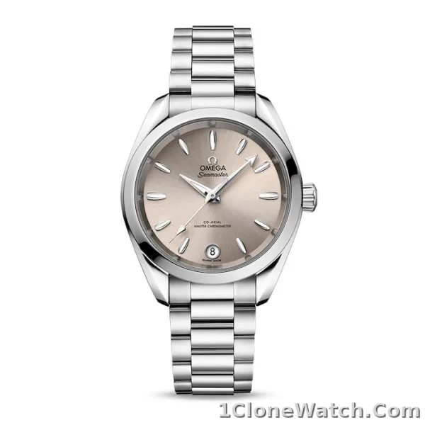 Omega Aquaterra Women Automatic Ivory Stainless Steel Watch O22010342009001