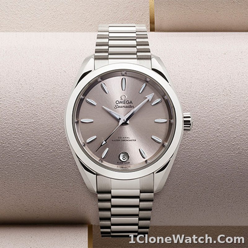 Omega Aquaterra Women Automatic Ivory Stainless Steel Watch O22010342009001 - detail