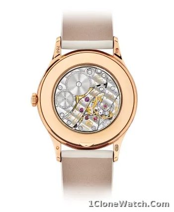 Patek Philippe Calatrava Diamond Cream Dial Ladies Watch 4897R-010 - detail