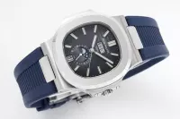 Patek Philippe Blue Nautilus Rubber Watch - view 8