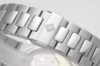 Patek Philippe Silver Nautilus Chronograph Watch - view 9