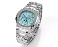 Patek Philippe Nautilus Blue Perpetual Calendar - view 4