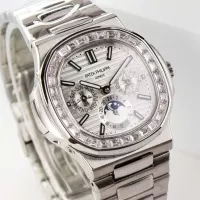 Patek Philippe Silver Nautilus Watch - view 6