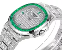 Patek Philippe Nautilus Platinum Green Watch - view 5